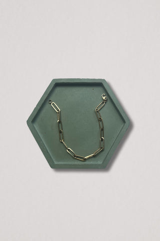 Paperclip Gold Bracelet