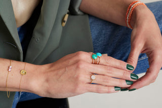 Enamel Bonbon Rings