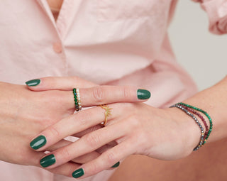 Stretch Beaded Rings
